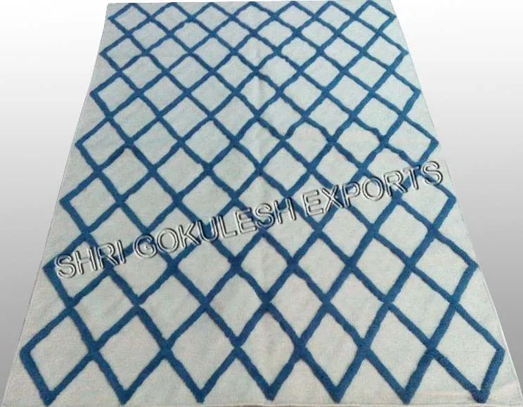 Wholesale Customized Flat woven Indian 100% Pure Fabric Cotton Area Rug
