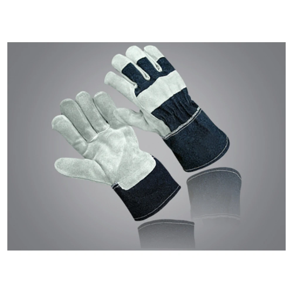 Промышленные безопасные канадские рабочие перчатки с логотипом на заказ кожаные тяжелые для садоводства