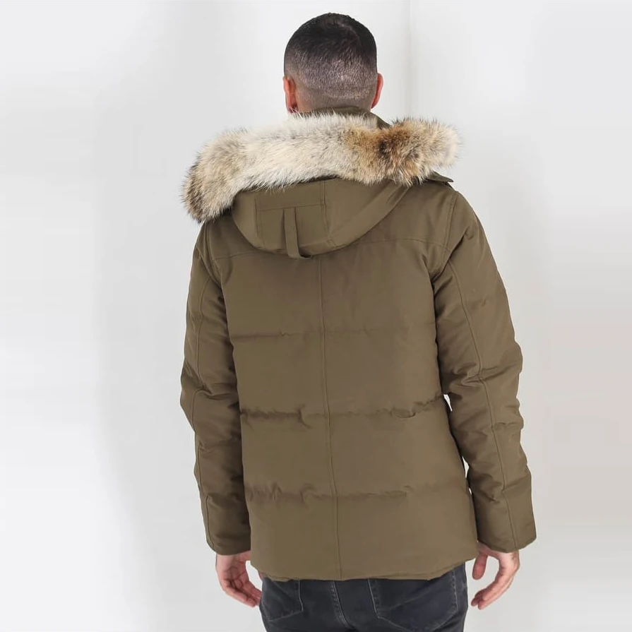 
FIVEOCEANS 2021 new Hip slim hooded zipper Bombers duck down men parka men jacket coats hombre man down jacket 