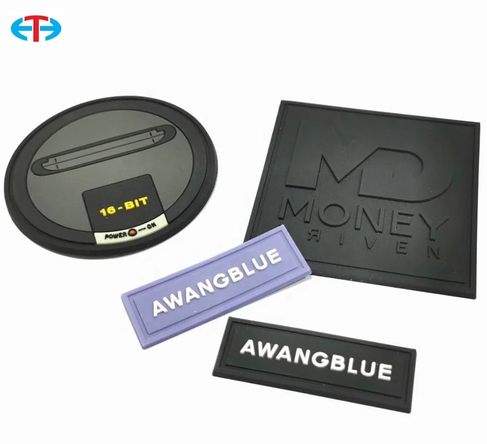 
High Quality Garment Custom rubber clothing label 3D Pvc Patch Clothing Rubber Patch Garment Badge 