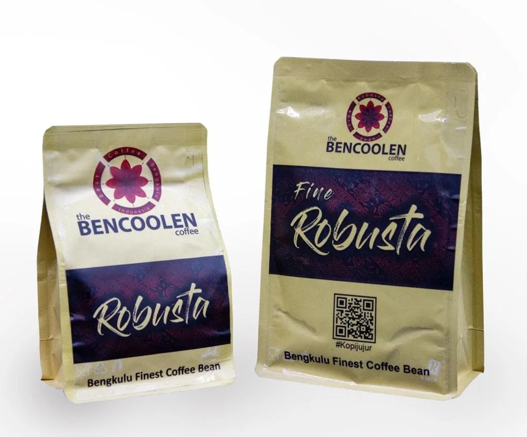 
Качественная упаковка для КОФЕ Robusta Bengkulu, 200 г 