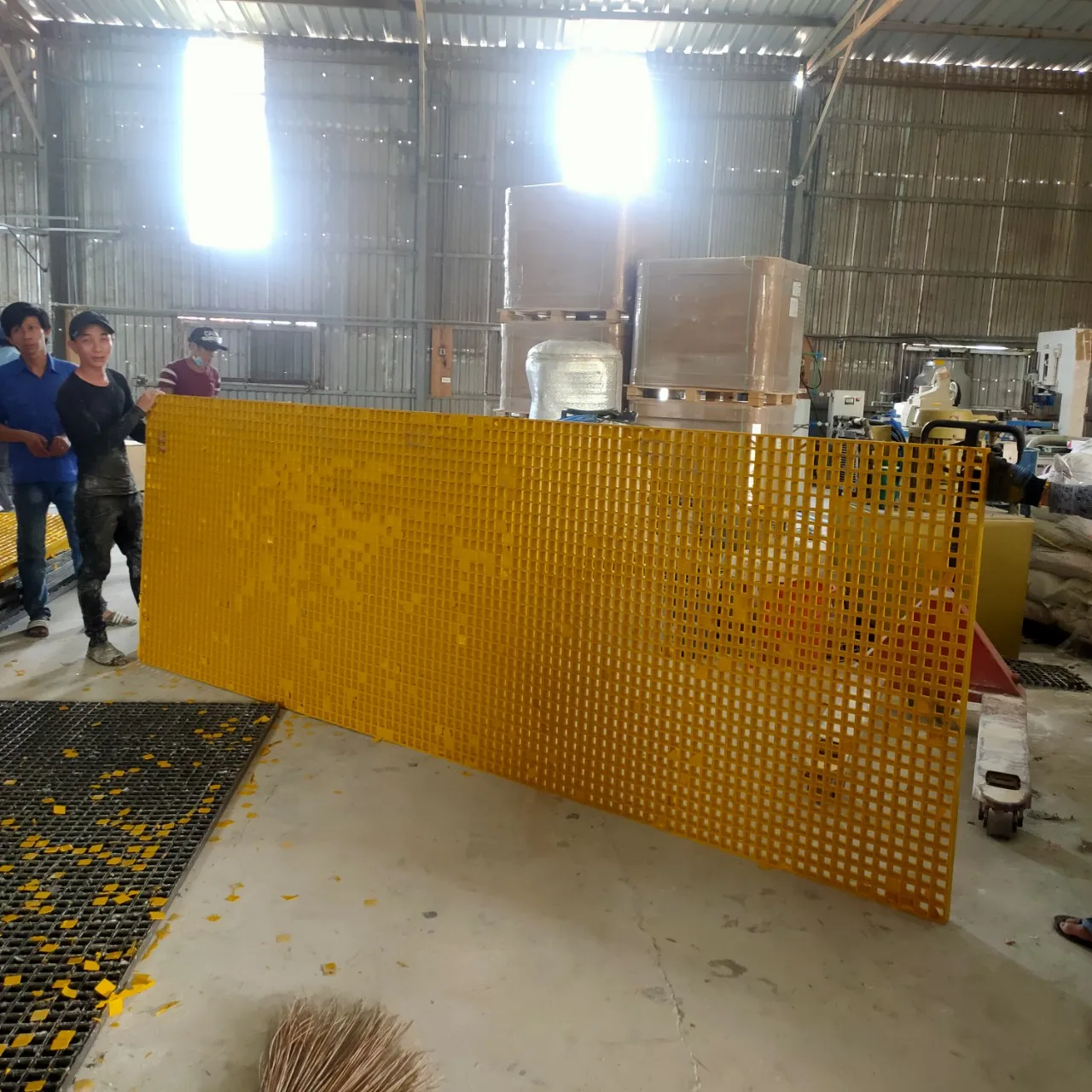 Composite Grating FRP Yelllow with Composite Resin Combining Glass Fiber and Additives