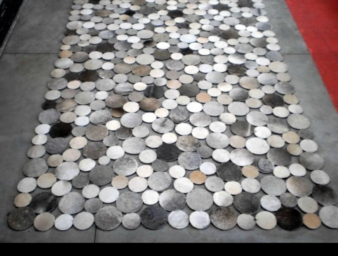 Cow Leather With Hair On Rugs