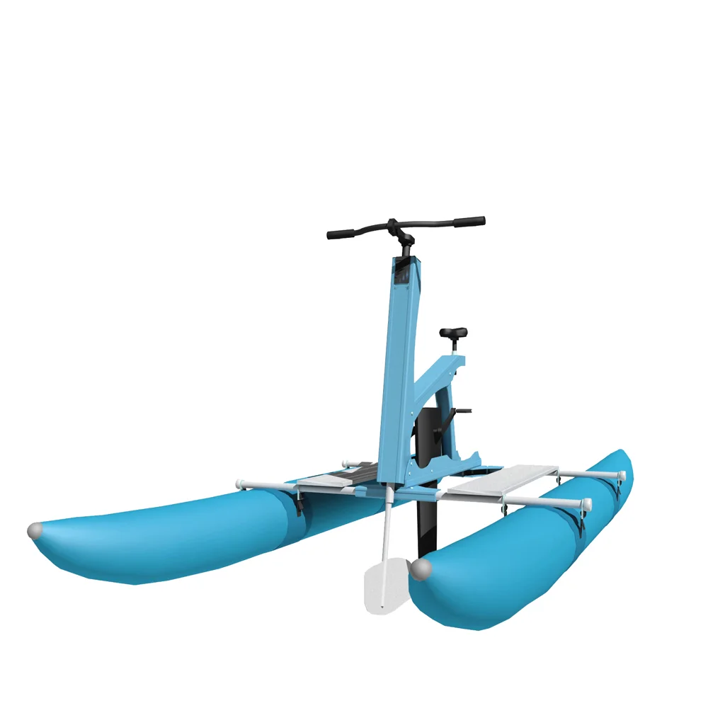 
Funny inflatable water bike with tube Inflatable floating water bike tube 