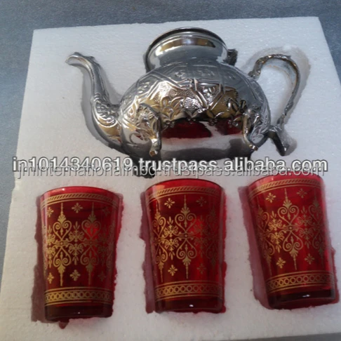 Марокканский чайник с марокканскими стеклами