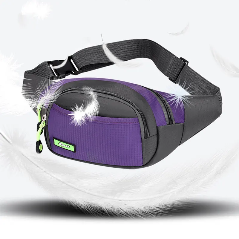 Brand New Anti Theft Luxury Green OEM Designer Men Woman Waist Bag Fanny Packs Custom