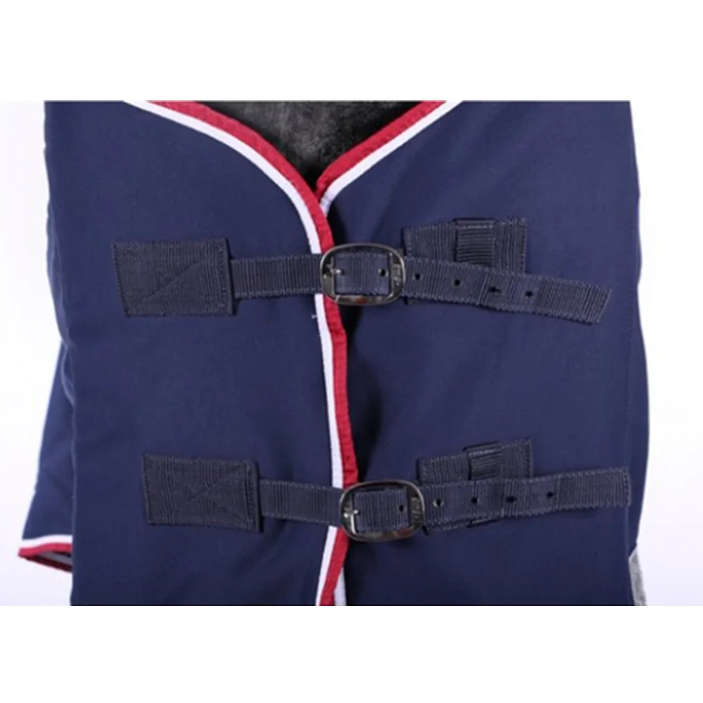 Wholesale High Quality Custom Navy Horse Polar fleece rug Breathable horse fleece show rug horse rugs blanket
