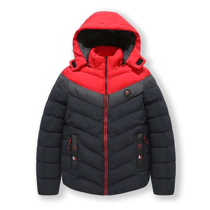 Мужская женская и детская зимняя модная куртка унисекс теплая водонепроницаемая Женская толстовка с длинным рукавом подогревом