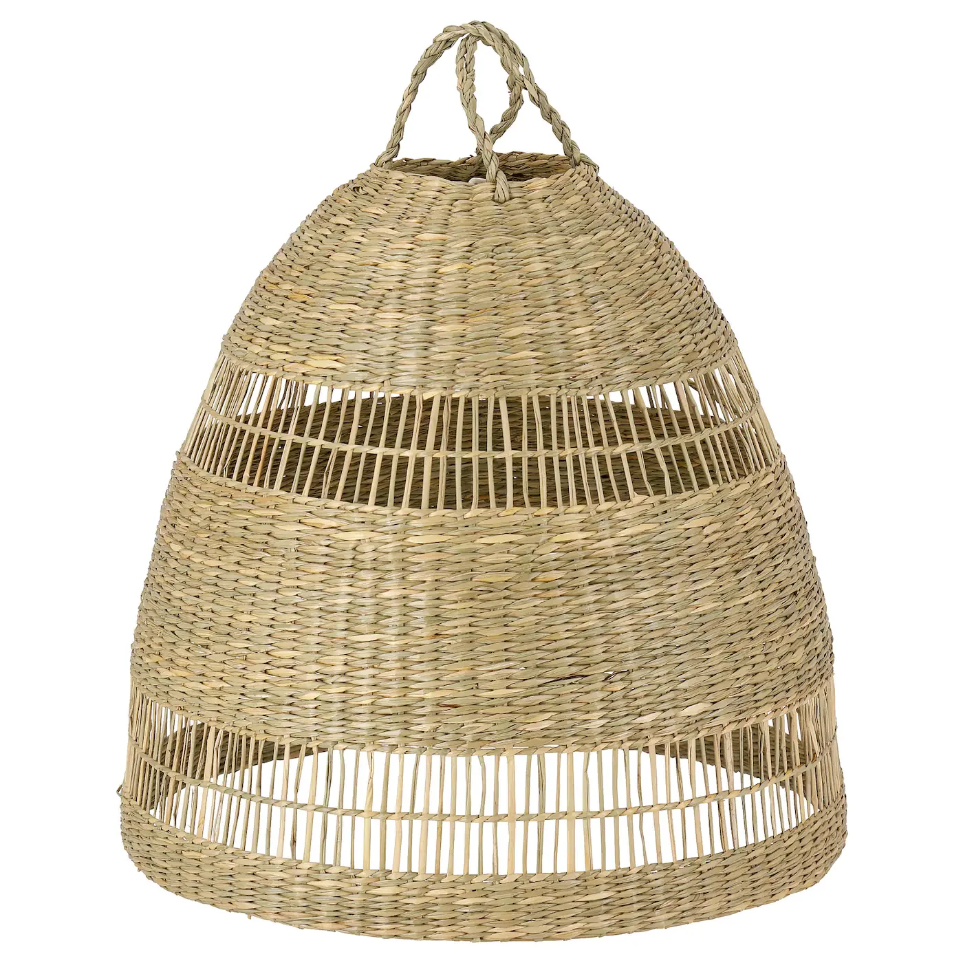 Best deal cheap price ceiling lamp cozy luxury seagrass lampshade natural durable seagrass pendant light