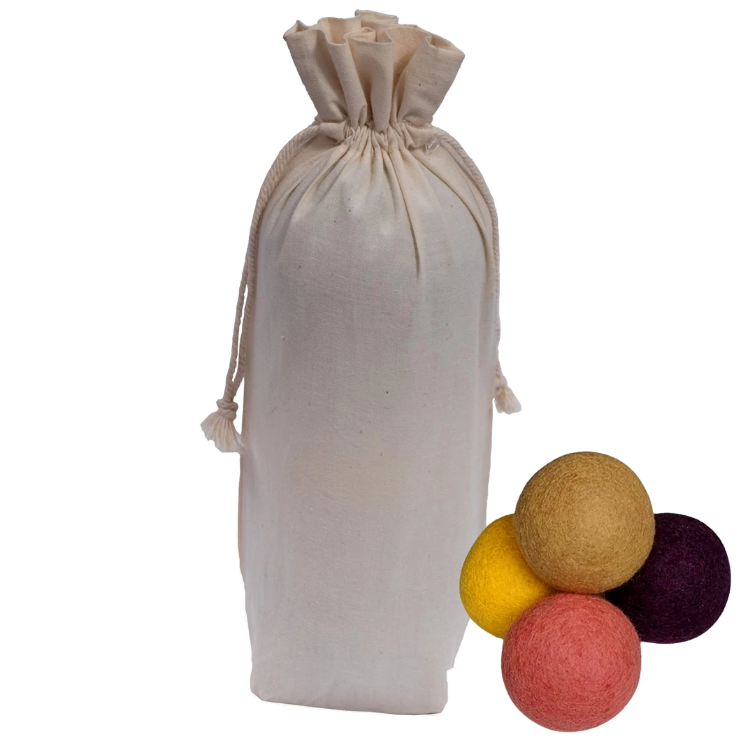 Eco-Friendly Natural Softener Handmade 100% natural colorful Wool Dryer Balls loose