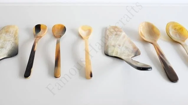 2022 Hot selling Factory Price Restaurant flatware set spoons fork knife horn & bone  gold cutlery 1 buyer