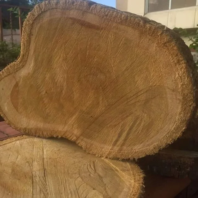 African Purpleheart Wood Square and Round Logs