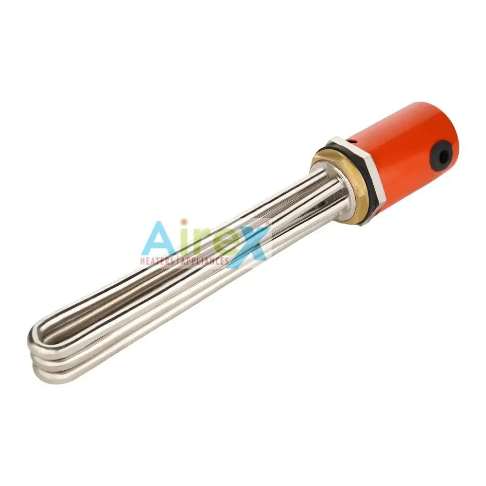 Airex Stainless Steel Industrial Water Heater/Boiler Immersion Heating Element B.S.P Triple Pipe (Dia.- 2 Inch, 3000 Watt )