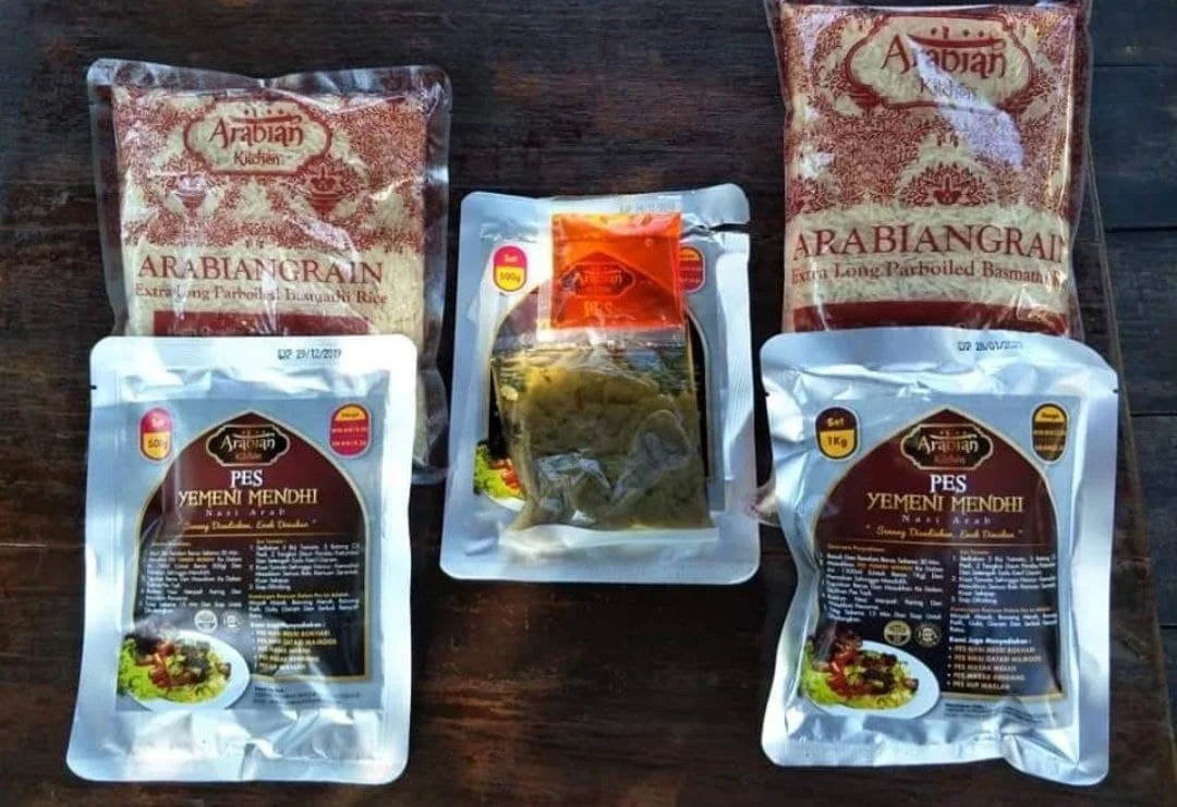 Высокое Качество Арабский рис Mendhi 1 кг халяльный мгновенный рис для приготовления пищи ингредиенты включает в себя кулинарное масло шалоты чеснок соль сахар