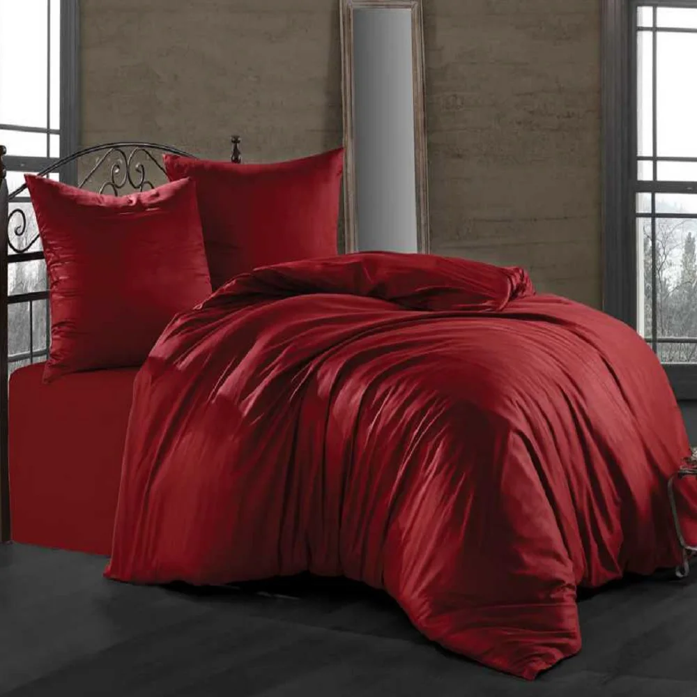 
Double Quilte Cover 100% Turkish Cotton Sateen 82 wire cm2 Quilt Cover 200x220 Sheet 240x260 Pillow Case 50x70 4pc Bedding Set 