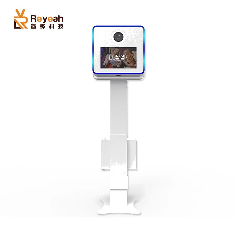 15.6 Inch Portable Photo Wedding Booth Selfie DSLR Photo Booth Machine With Printer And Camera