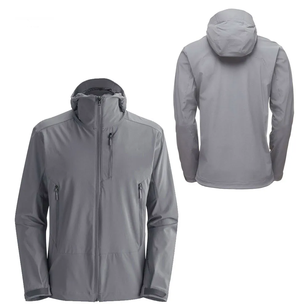 Stylish outdoor shark skin waterproof softshell jacket for man