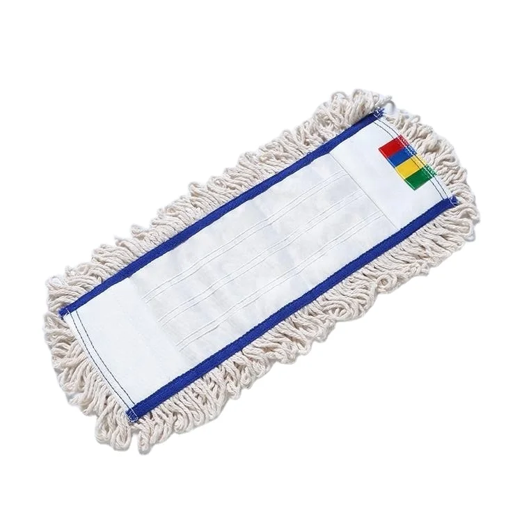 Чистящие экологически чистые аксессуары для швабры из хлопка и полиэстера, замена синтетической плоской головки швабры