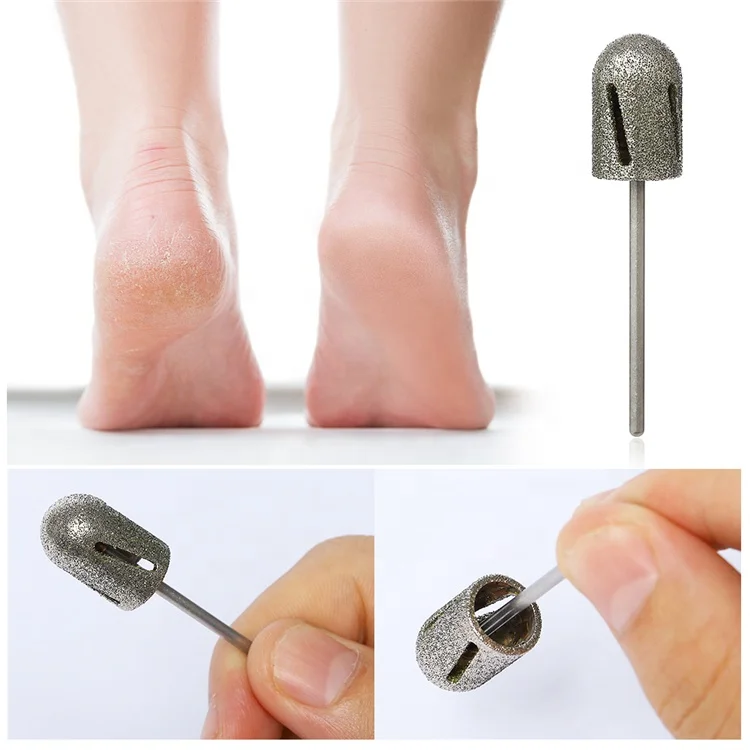 
Nail Drill Bit Diamond Foot Callus Cuticle Clean Cutter 3/32