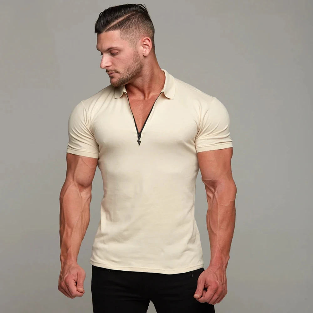 2013 Summer Hot Men polo shirt Cotton Solid Slim Fit Short Sleeve Men polo Shirts