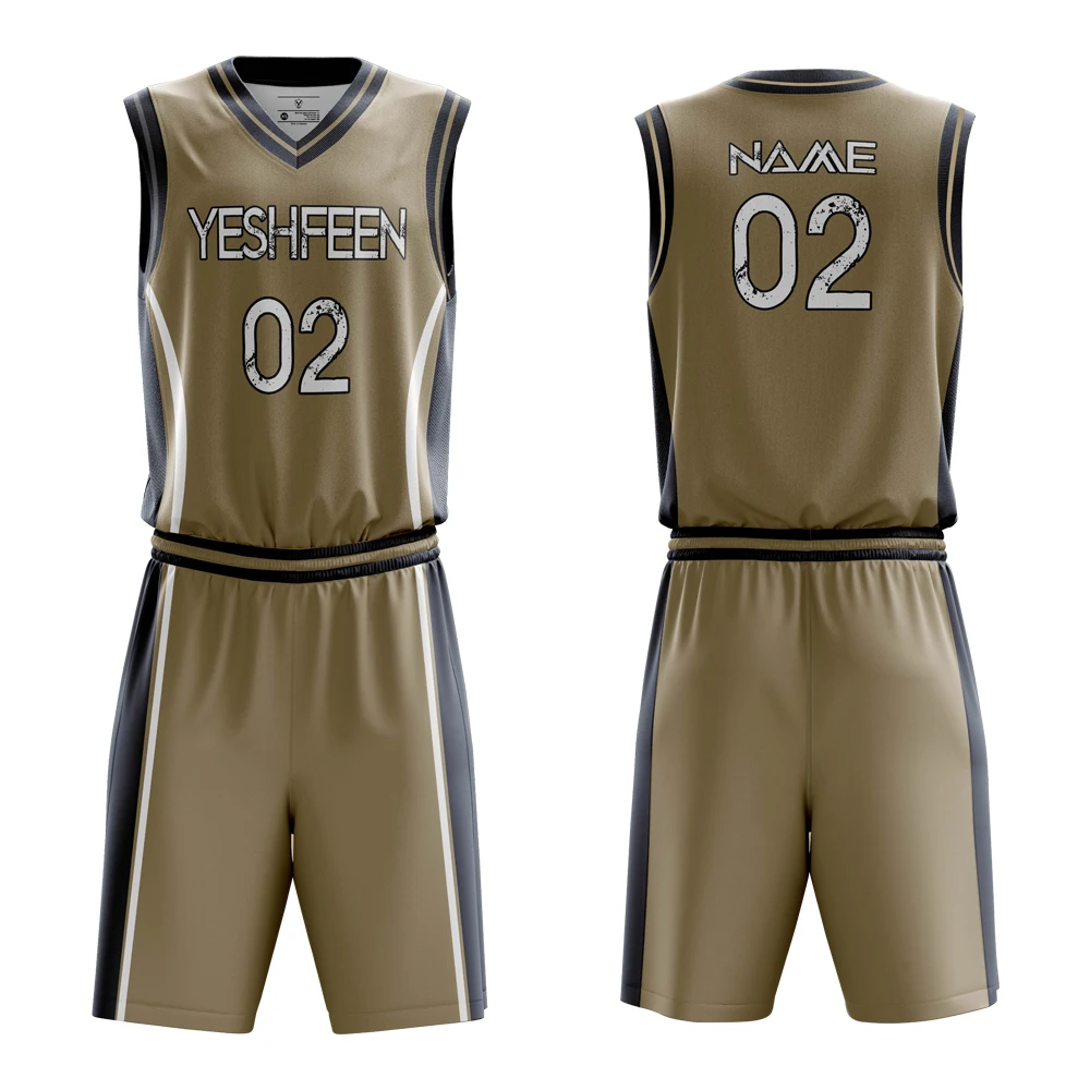 High Quality Embroidery Stitched Men Sports wear Custom Design Sublimated Digital Printed Low Price Basketball Uniform Sets