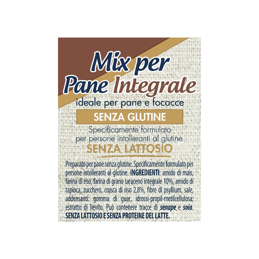 Gluten Free MIX FOR WHOLEMEAL BREAD 1 Kg