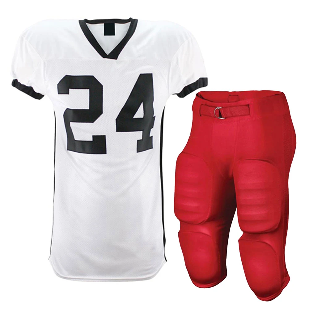 Professional American Football Uniform Team Name & Number Sublimated