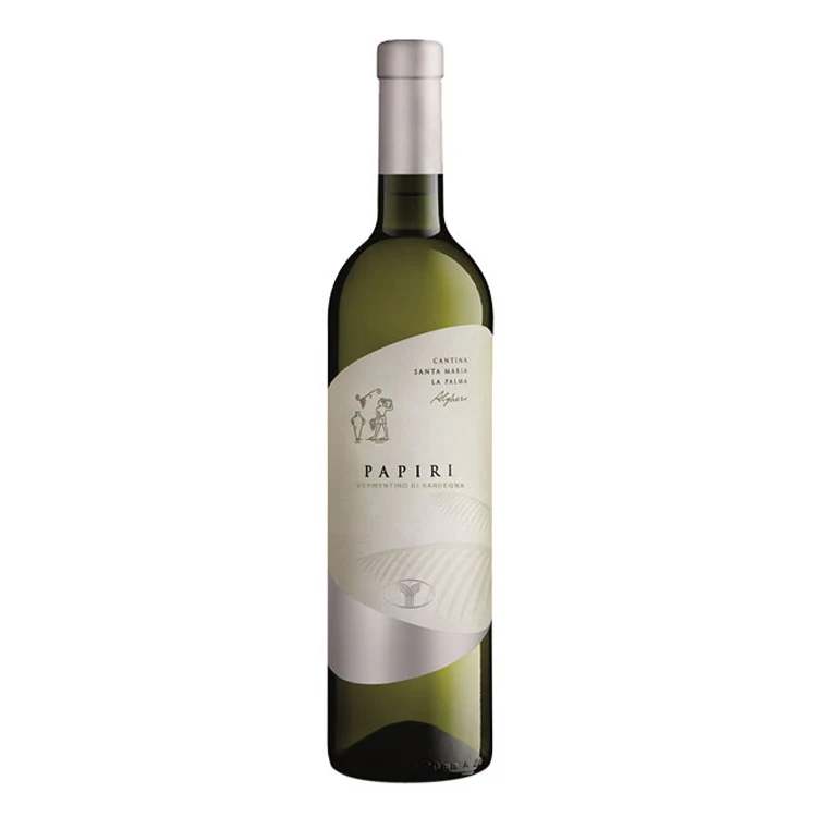 
Factory Price Dry White Wine I Papiri Vermentino Di Sardegna Doc Bottle 75 CL 