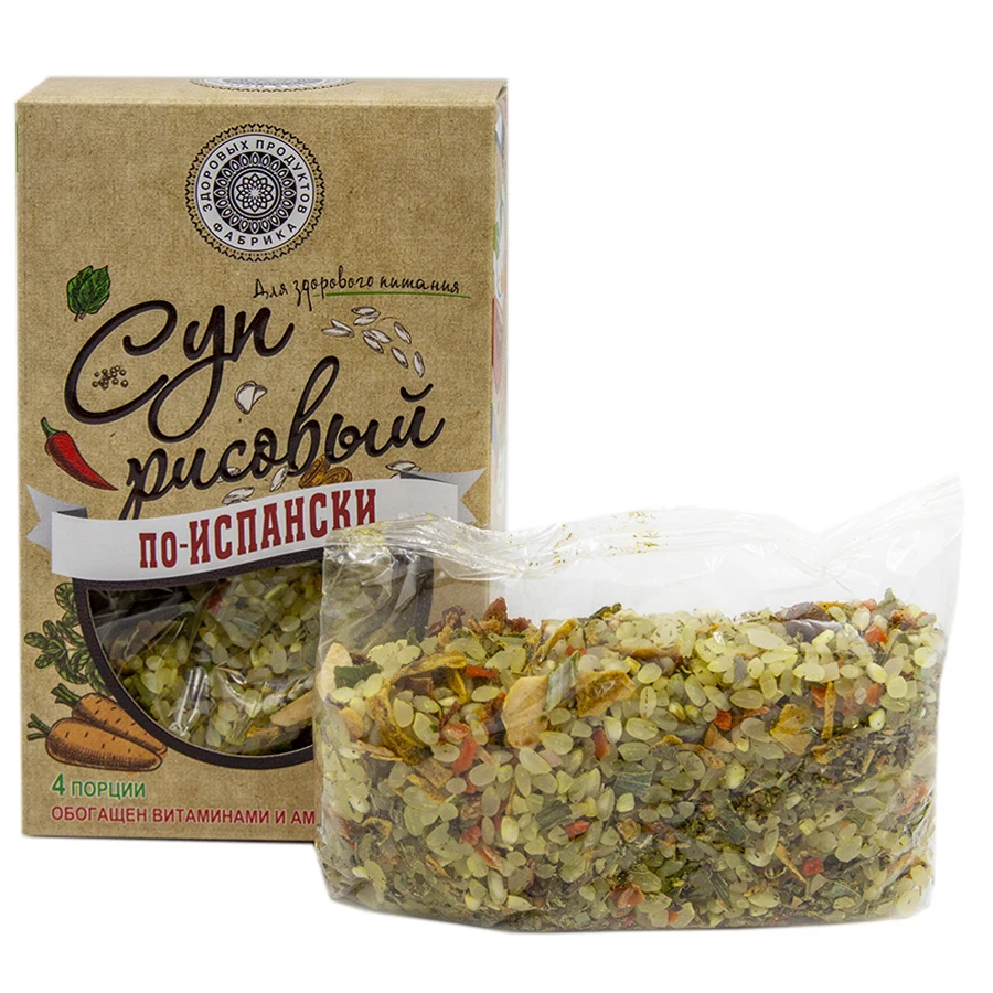 Суп из сухого риса высшего качества FZP на испанском языке