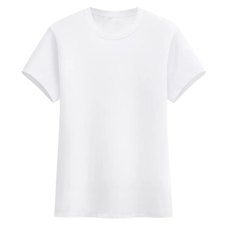 
Wholesale custom high quality Eco-friendly fashion white t-shirt women ladies 