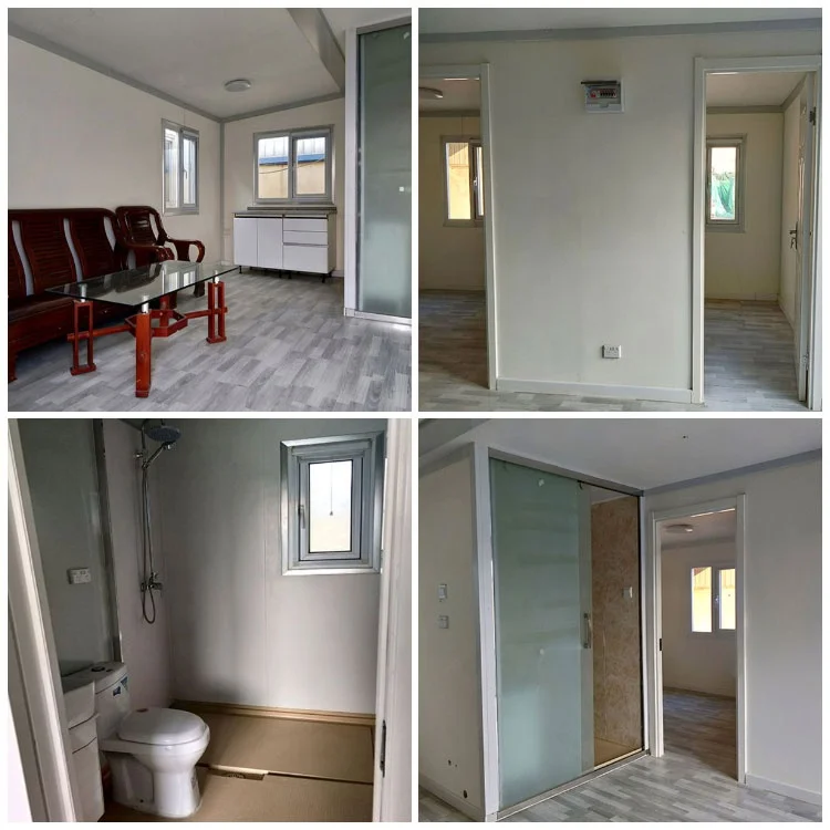 
20ft 40ft foldable modern luxury containers hotel home villa expandable prefab container house 