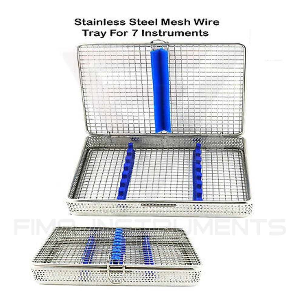 Подносы для стерилизации инструментов из проволочной сетки нержавеющей стали