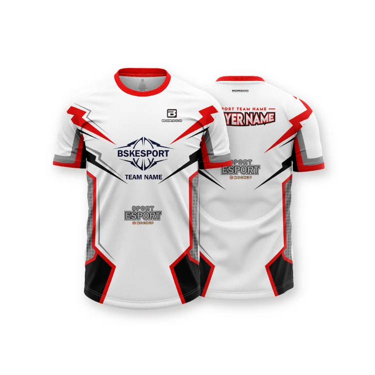 100% Polyester E-sports T-shirts Wholesale Korean E-Sports Shirt