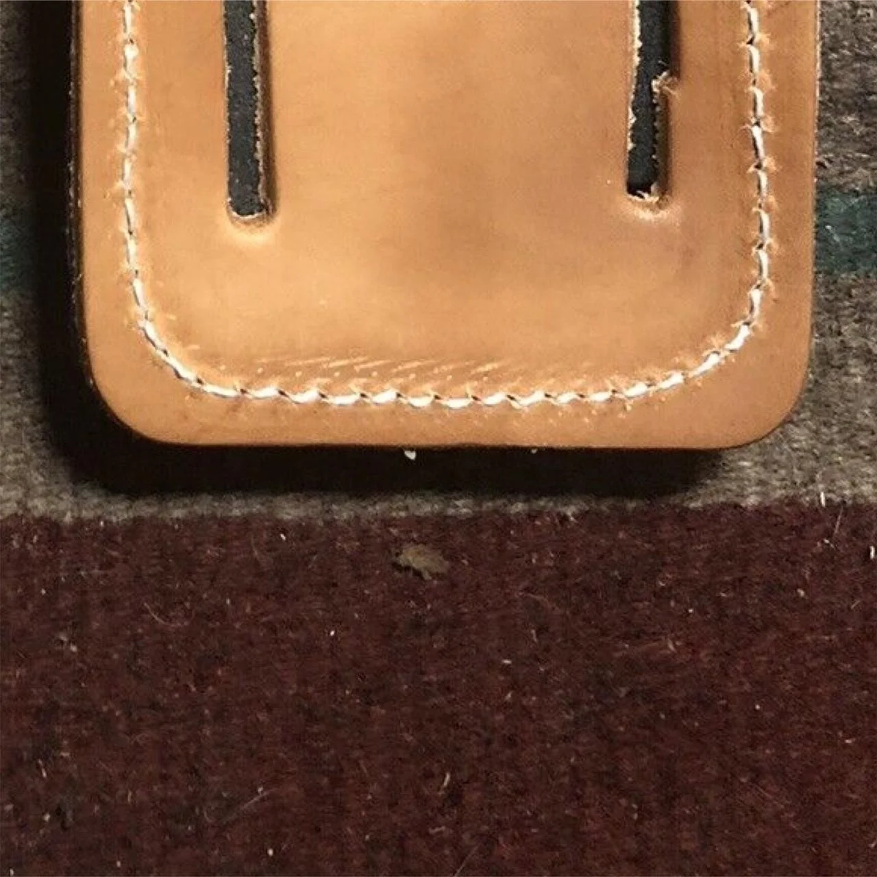 Lot of 2 Leather Colt Kimber RIA Ruger ATI Model 1911 Dual Flap Mag Pouch Flawed