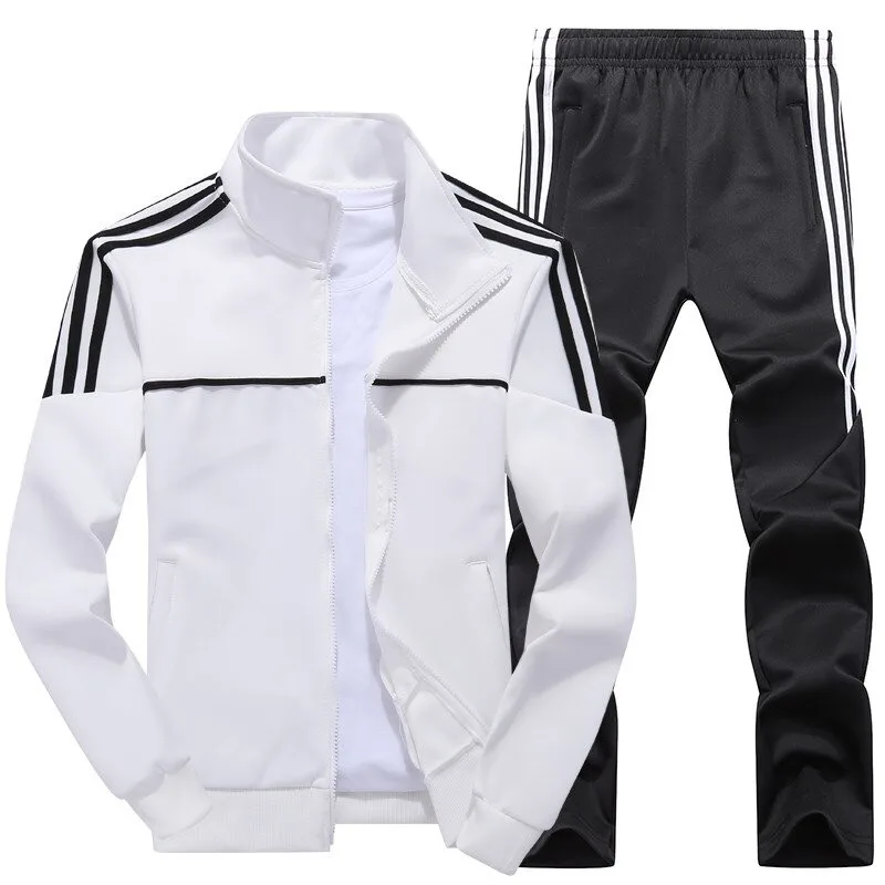 Custom Mens Two Piece Set Tracksuit wholesale Sports Cotton Tracksuits