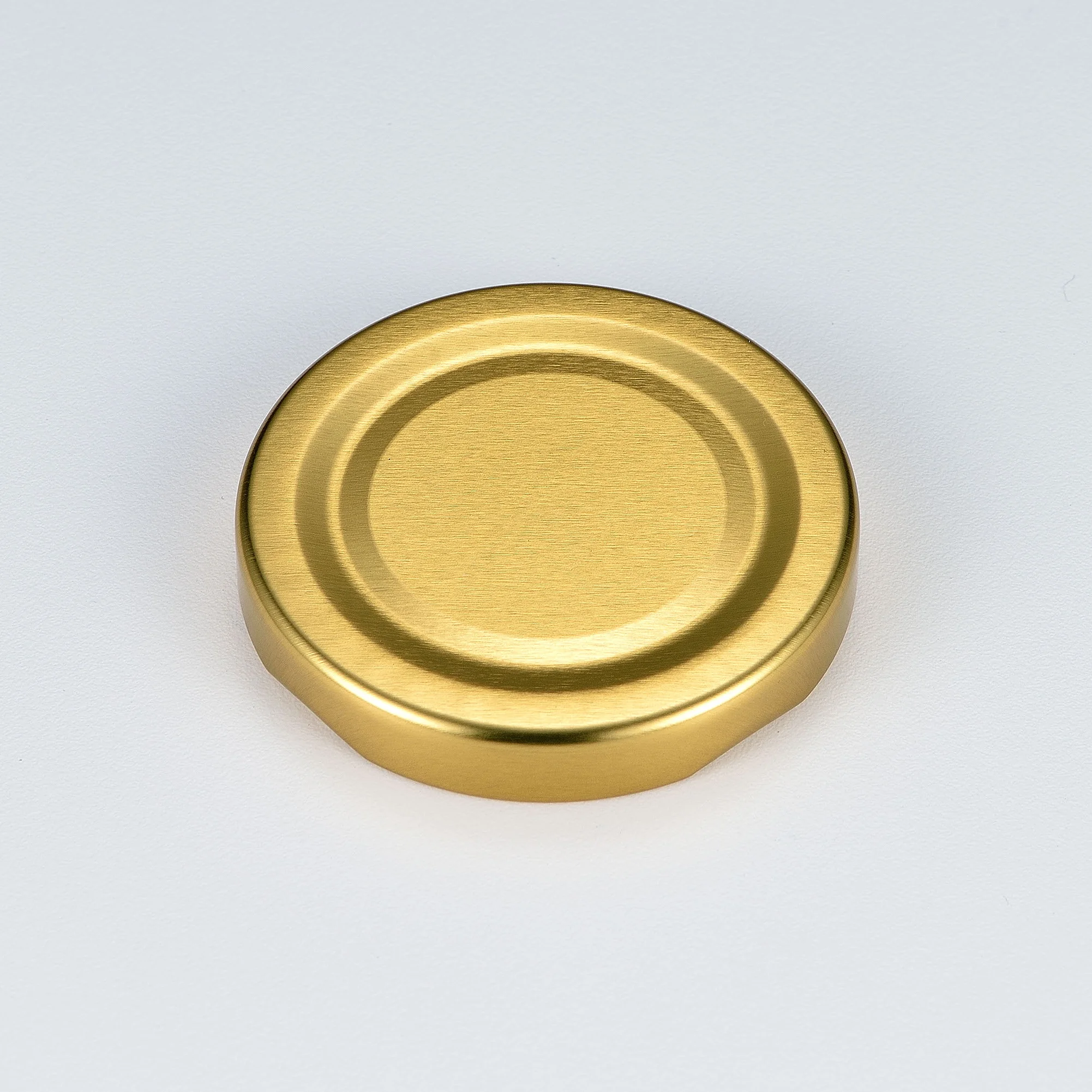 58mm safety button lids metal lug cap for glass jar