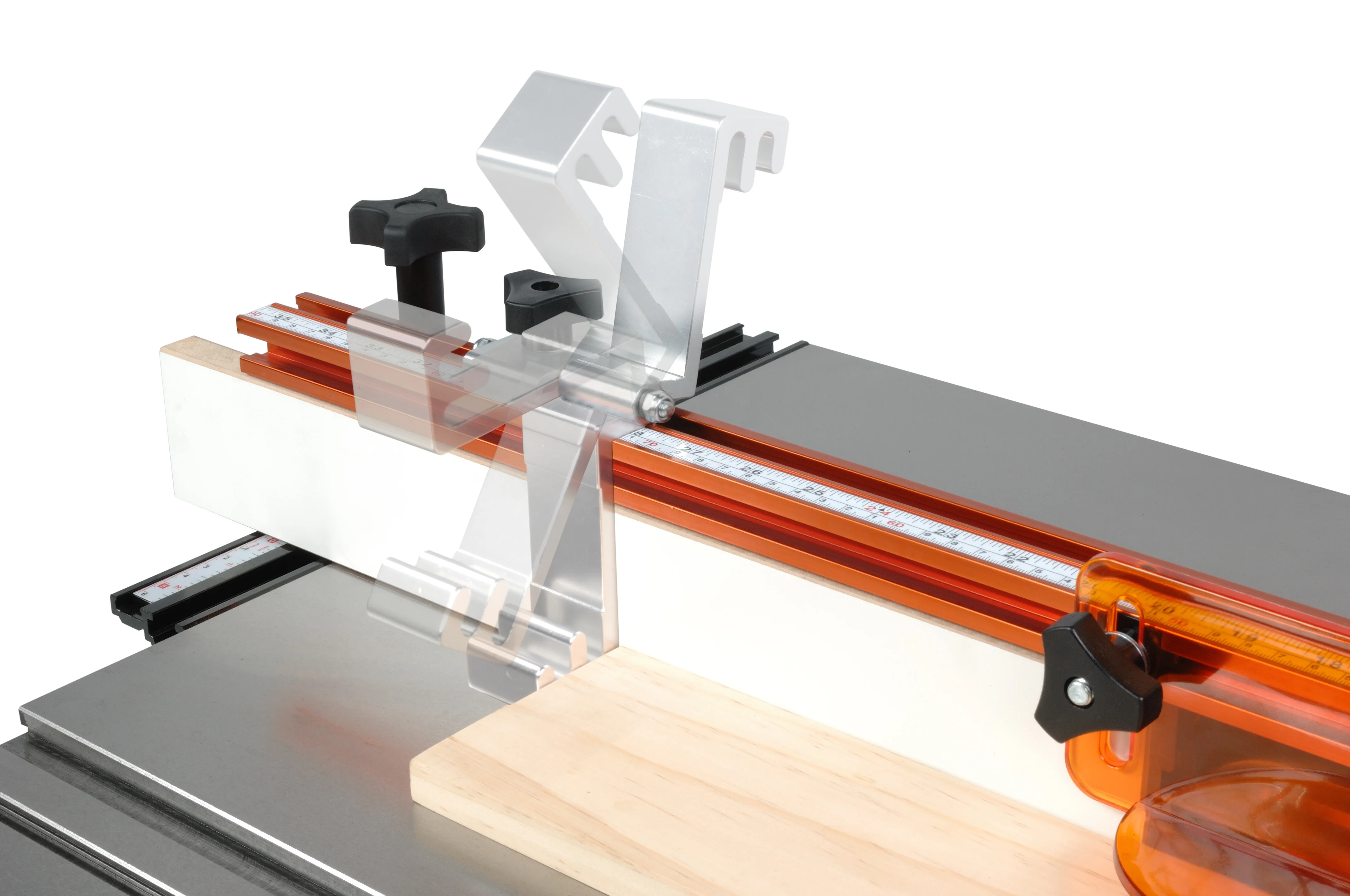 Wood working Router table fence miter flip stop