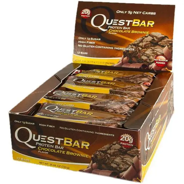Лучшая цена Лидер продаж протеиновые бруски Quest Bar протеин всех запахов