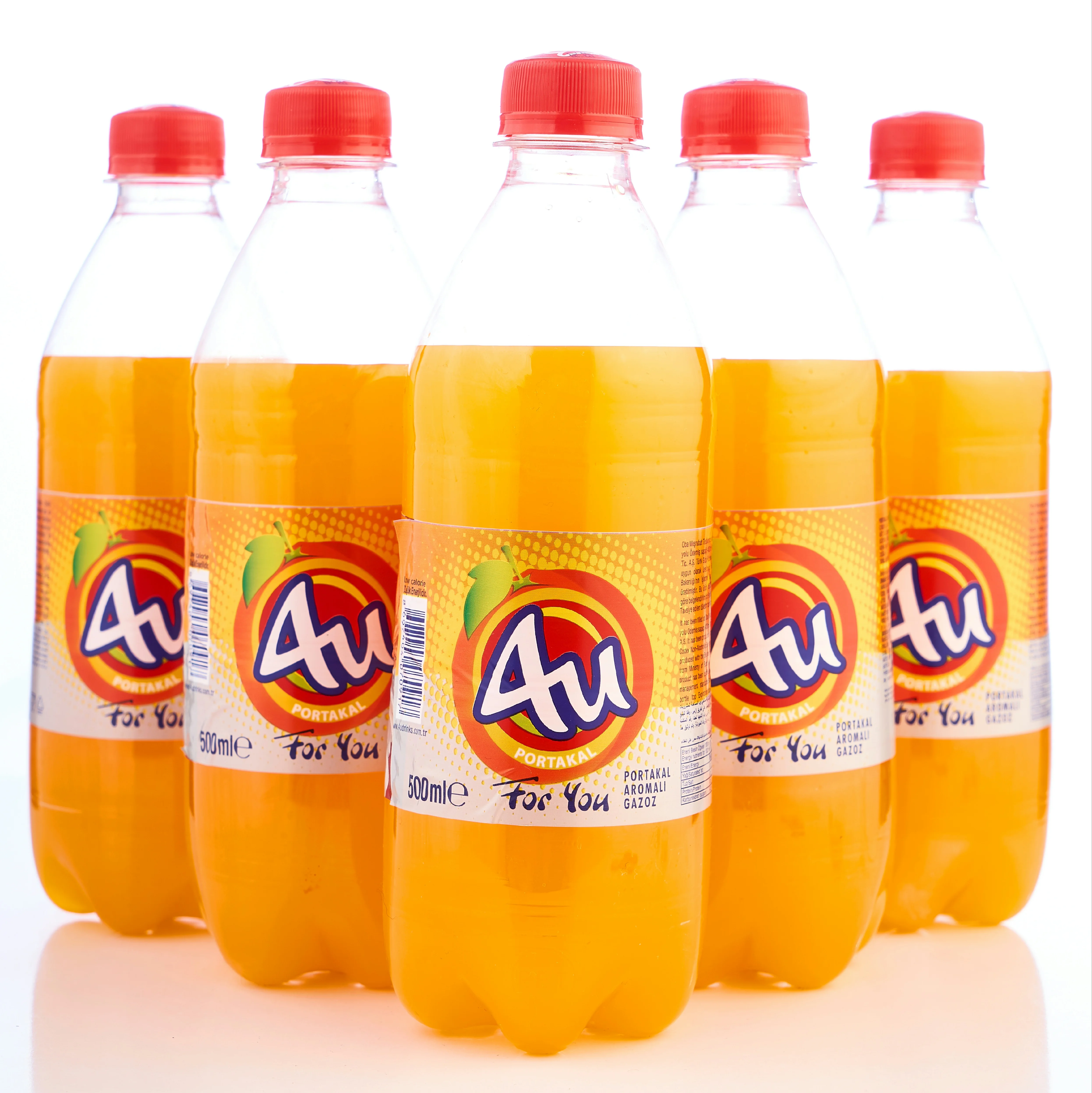 Газированные безалкогольные напитки с ароматом апельсина низкокалорийные Халяльные и холодные бренд 4U