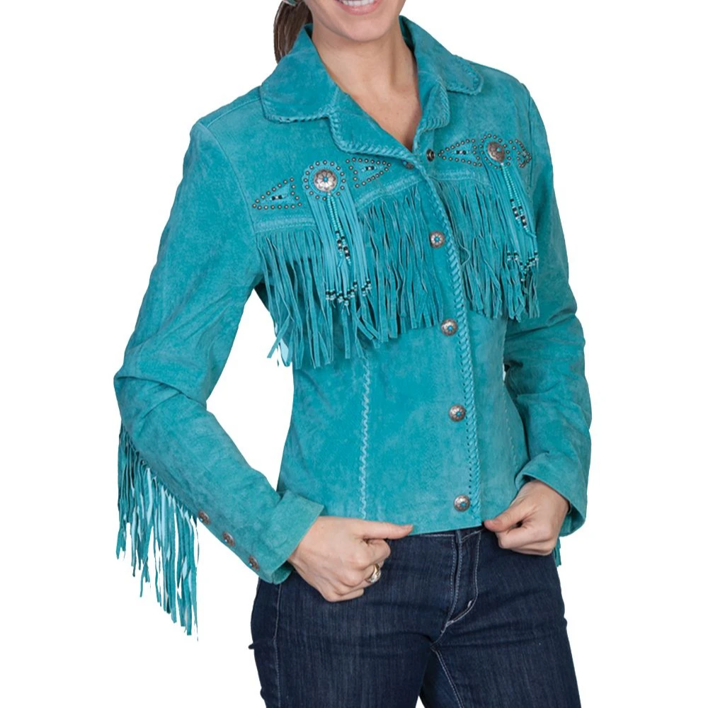 western leather jacket BFR-2020-108 for horse riding long style goat leather men leather jacket western cowboy jacket