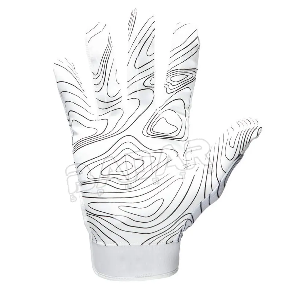  Лучший дизайн американский футбол перчатки приемника логотип на заказ американские футбольные