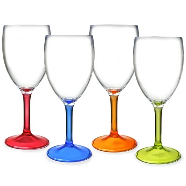 Acrylic Plastic 12 oz Short Stem Wine Cup