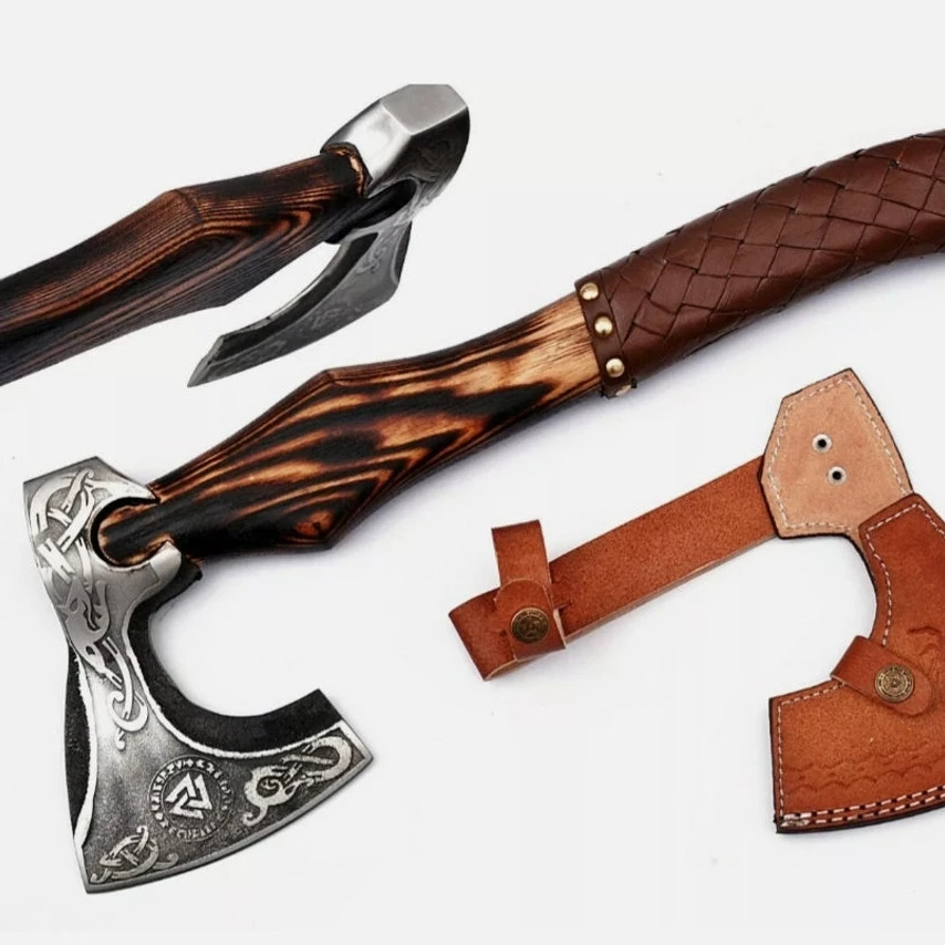 Изготовленный На Заказ кованый топор викингов