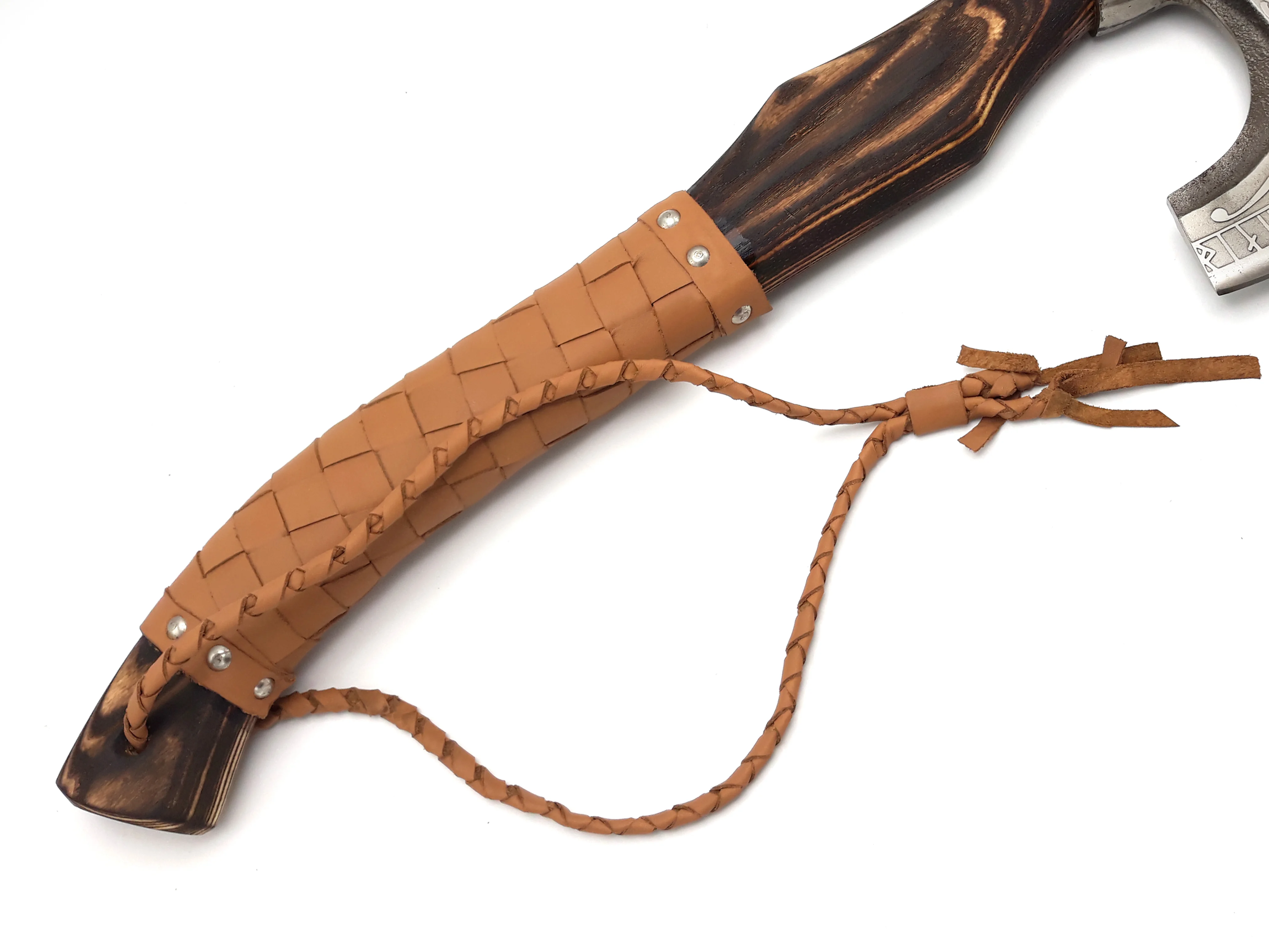 1095 Высокоуглеродистая сталь рельефная головка универсальный инструмент для кемпинга резки с стекловолоконной или пластиковой ручкой