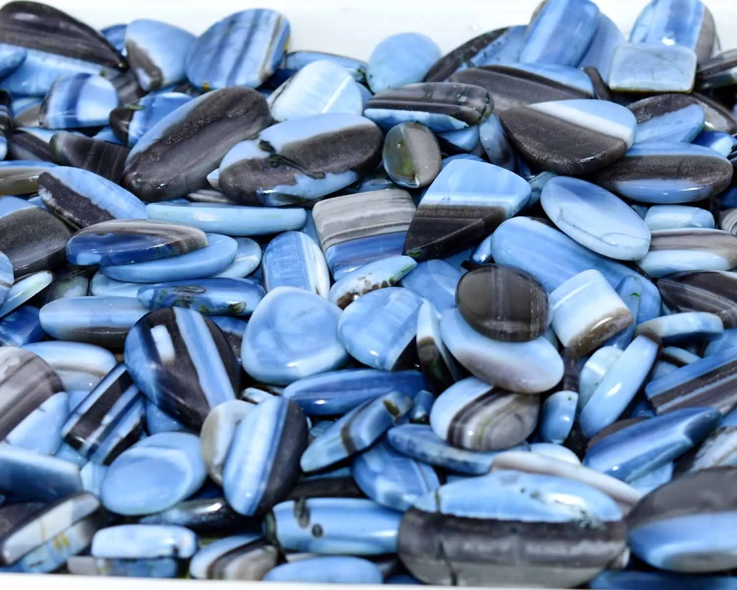  Натуральный синий опал драгоценный камень натуральный перуанский оптом свободный