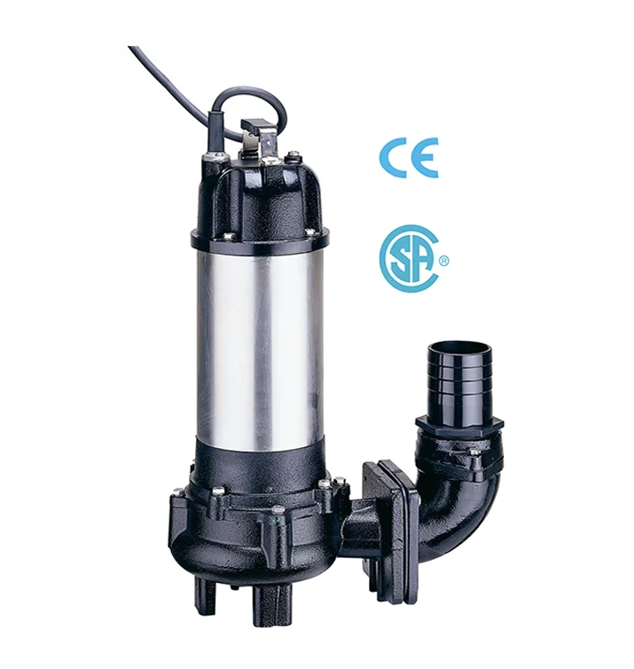 7 1/2HP JK-75-3 Non-Clog Sewage Pump Vortex Impeller