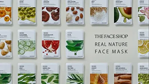 
Korean skincare Kelp Real Nature facial sheet mask THE FACE SHOP Amazon Top seller 