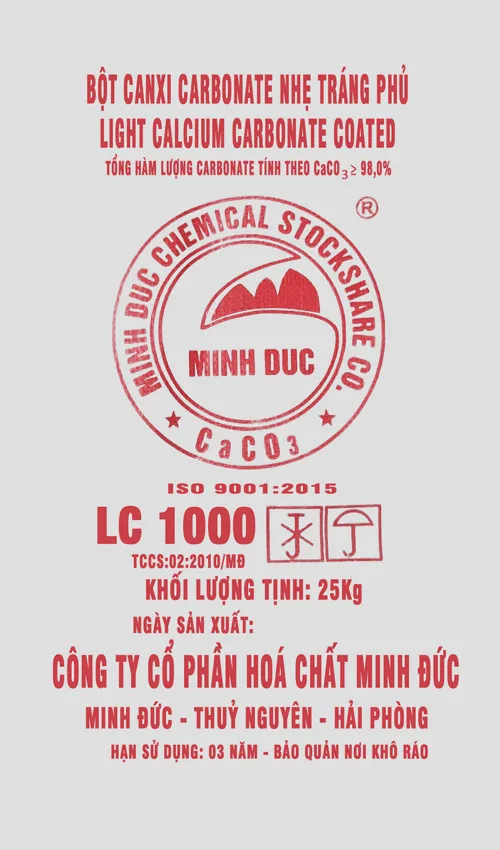 98% чистый легкий Карбонат Кальция Caco3 с порошковым покрытием Toroscarb карбонат cacium LC1000 сделано во Вьетнаме