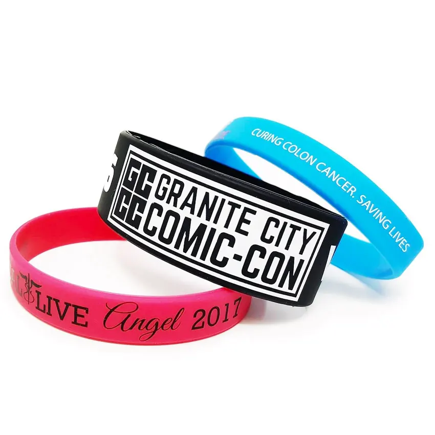 Латексные рекламные силиконовые браслеты с логотипом на заказ детские резиновые