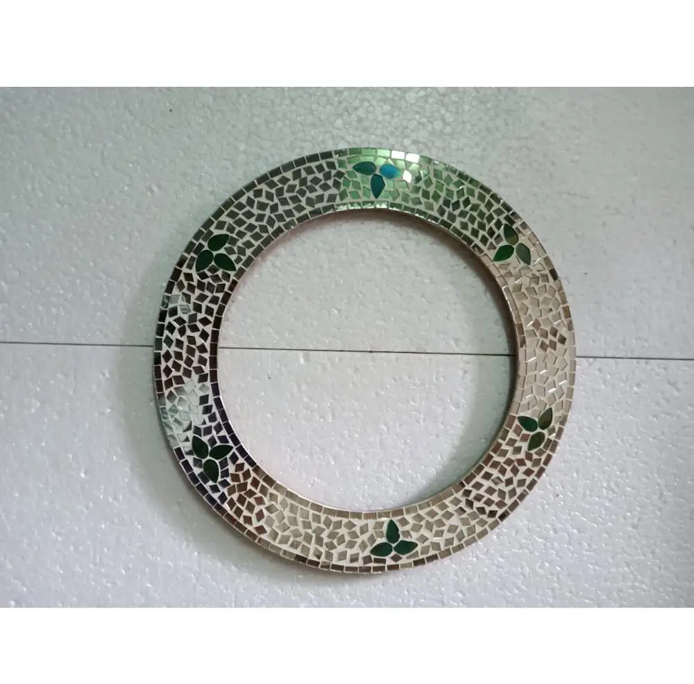 Классическая мозаичная круглая антикварная фоторамка